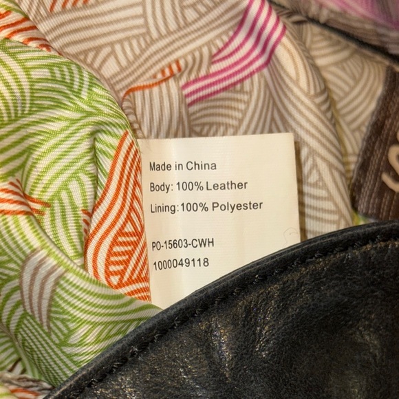 The Sak Black Leather Bag with Decorative Charm - Picture 5 of 14